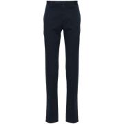 Incotex Blå Skinny Twill Byxor Blue, Herr