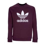 Adidas Lättvikts Crewneck Sweatshirt Skugga Maroon Brown, Herr