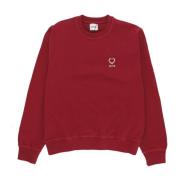 Arte Antwerp Hjärta Crewneck Lättvikts Sweatshirt Bourgogne Red, Herr