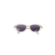 Miu Miu Pre-owned Pre-owned Glas solglasgon White, Dam