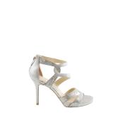 Jimmy Choo Pre-owned Pre-owned Tyg klackskor Gray, Dam