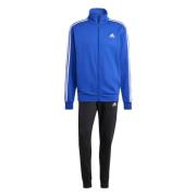 Adidas Basic Fleece 3 ränder Tracksuit Blue, Herr