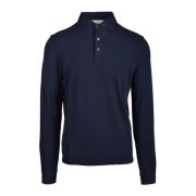 Filippo De Laurentiis Polo Shirts Blue, Herr