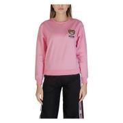 Moschino Höst/Vinter Dam Hoodless Sweatshirt Pink, Dam