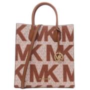 Michael Kors Pre-owned Pre-owned Canvas handvskor Brown, Dam