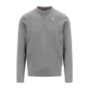 K-Way Sebastien Lambswool Pullover Gray, Herr