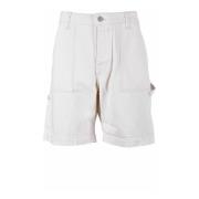 Jack & Jones Bomull Bermuda Shorts White, Herr