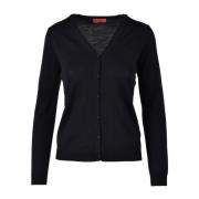 Ballantyne Stilfull Kamel Cardigan för Kvinnor Black, Dam