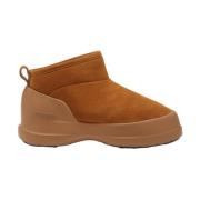 Moon Boot Cognac Mocka Vinterkängor Unisex Slip-On Brown, Dam