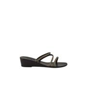 Ancient Greek Sandals Stiliga Lädersandaler Black, Dam