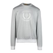 Eleventy Bomullsblandning Sweatshirt Gray, Herr