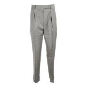 Max Mara Studio Merinoull Elastan Byxor Gray, Dam