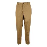 Briglia Casual Bomullsblandning Stretchbyxor Brown, Herr