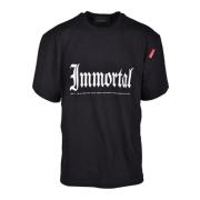 John Richmond Bomull T-shirt Black, Herr