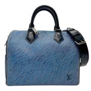 Louis Vuitton Vintage Pre-owned Laeder louis-vuitton-vskor Blue, Dam