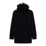 Valentino Svarta Sweaters med VLogo Signature Black, Dam