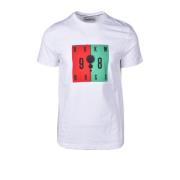 Bikkembergs Stilfull Bomull T-shirt Kollektion White, Herr