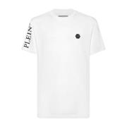 Philipp Plein Stilig Grafisk T-shirt för Män White, Herr