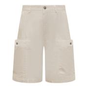 Palm Angels Casual Shorts Beige, Herr