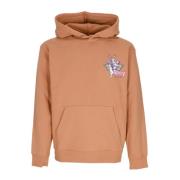 Obey Kärlek Premium Huva Fleece Herr Hoodie Brown, Herr