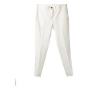 Nine In The Morning Lyxig Bomull Stretch Chino Byxor White, Herr