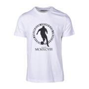 Bikkembergs Stilfull Bomull T-shirt Kollektion White, Herr