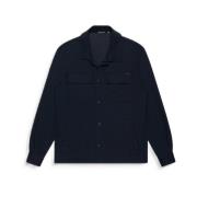 Antony Morato Stickad Oslo Straight Fit Skjorta Blue, Herr