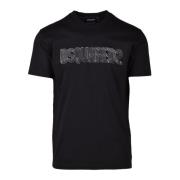 Dsquared2 Bomull T-shirt Black, Herr