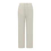 Ludovic de Saint Sernin Straight Trousers White, Dam