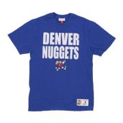 Mitchell & Ness Denver Nuggets NBA T-shirt Blue, Herr