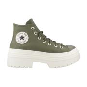 Converse Höga sneakers med mönstrad häl Green, Dam