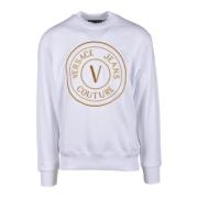 Versace Jeans Couture Bomullströja White, Herr