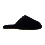 UGG Maxi Curly Slide Sandaler Black, Dam