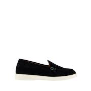 Atelier Verdi Svarta Loafers för Kvinnor Black, Dam