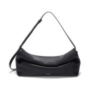 Jil Sander Svart Crossbody Rollup Väska Black, Dam