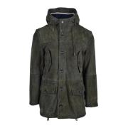 The Jack Leathers Läderjacka Green, Herr