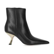 Michael Kors Svart Luna Klack Ankel Boot Black, Dam