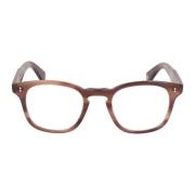 Garrett Leight Fyrkantig acetatram solglasögon Brown, Unisex