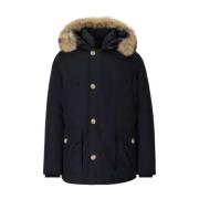 Woolrich Arktisk Avtagbar Päls Blå Parka Blue, Herr