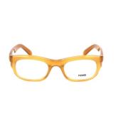 Fendi Orange Plastramar med Honey Dial Orange, Unisex