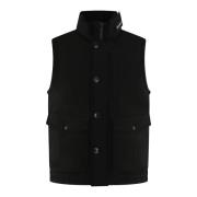 Woolrich Stilig Ramar Vest för män Black, Herr