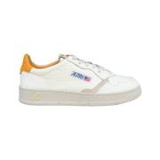 Autry Medalist Low Vit Läder Sneaker White, Herr