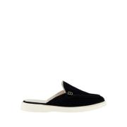 Atelier Verdi Svart Slip On Sandal för Kvinnor Black, Dam