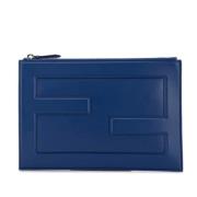 Fendi Vintage Pre-owned Laeder fendi-vskor Blue, Dam