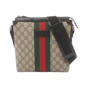 Gucci Vintage Pre-owned Canvas gucci-vskor Beige, Dam