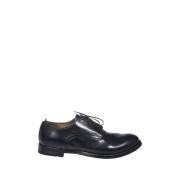 Officine Creative Svart Buffelskinn Loafer Skor Black, Herr