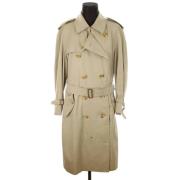 Burberry Vintage Pre-owned Polyester ytterklder Beige, Dam