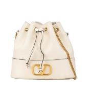 Valentino Vintage Pre-owned Laeder axelremsvskor White, Dam