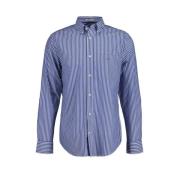 Gant Klassisk Randig Regular Fit Skjorta Blue, Herr