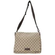 Gucci Vintage Pre-owned Canvas gucci-vskor Brown, Dam